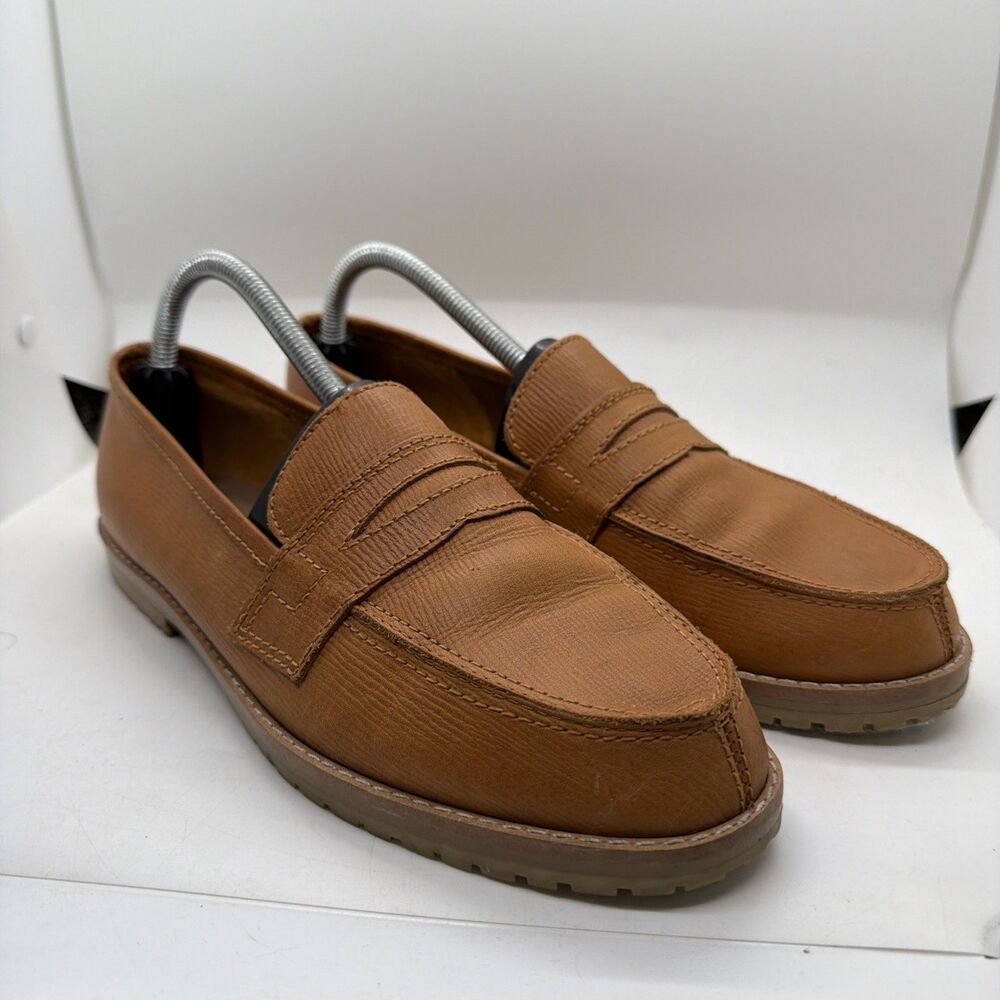 Sam & Libby Women’s Brown Penny Loafer Moccasin Slip-On Shoes Size 10 B